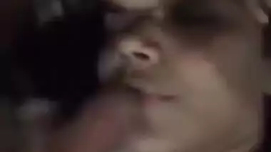 Sexy Bitch Eating Cum From Dick Of Her Bf