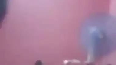 Tamil wife hairy pussy drilling with big dick of husband