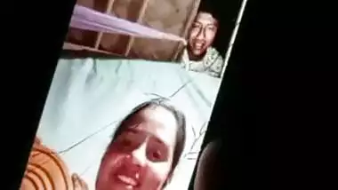 Chubby village aunty shows nude figure on video call