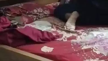 Bihari sex video of a guy fucking his 19-year-old GF in bed