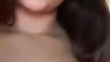 Sexy IT babe enjoys video call sex with her horny colleague