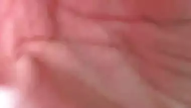 Super cute sexy Indian girl fingering pussy