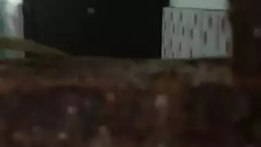 Tanker MILF bathing caught by horny neighbor