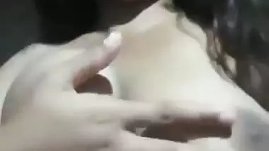 Buttery pussy and big boobs of desi slut