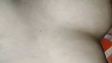 Boudi big boobs pressing by husband while she sleeps