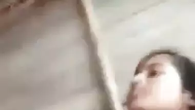 Cute dehati college girl ki stripping and fingering MMS