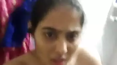 Selfie girl naked fingering with moans unseen video