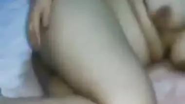 Beautiful Indian prostitute showing with client