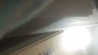 Mom wearing bra after showing her big boobs