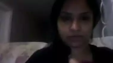 Desi Sweet angle showing her big sexy boobs on...