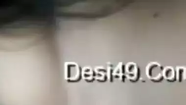 Sexy college girl showing her boobs and pussy