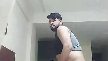 Young guy enjoys hotel sex with his GF in doggy style