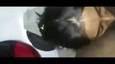 Cute Desi gal polishes XXX rod and sex affair ends with cum on face