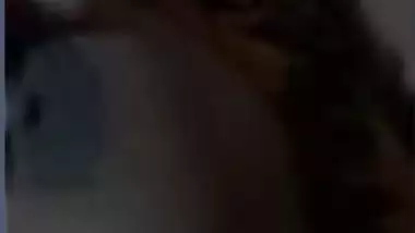 Hot wife exposing nude body curves to ex-lover