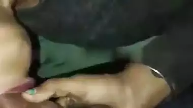 Village lady shows her naked boobs and butt for cash