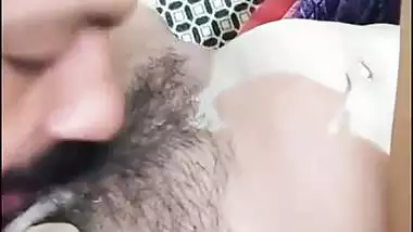 Licking chut of friends wife