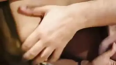 Blindfolded hot slut gives blowjob to customer viral sex