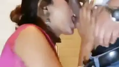 Bhabhi sucks her friend’s big dick in a hotel room