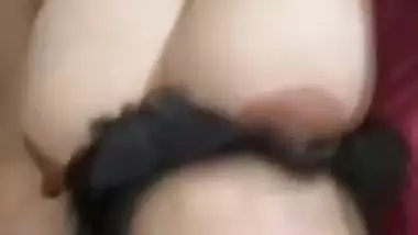 Pakistani wife feeding big boobs to husband viral MMS