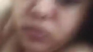 Likable Desi wife is filled with a desire to demonstrate her tits