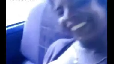 Mallu Lady Showing Bushy Pussy In Car