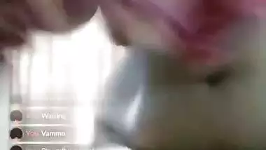 Cute Telugu bhabhi shows big boobs and hot pussy