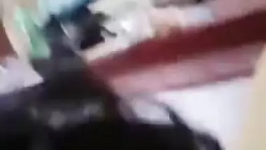 Naughty Indian XXX chick have a threesome sex on camera MMS