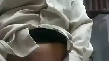 Corona prevention squad lady fingering pussy