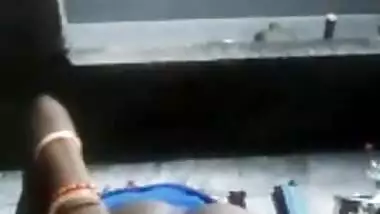 Village wife showing her black ass