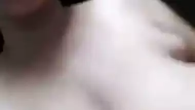 Big boobed Indian aunty naked solo