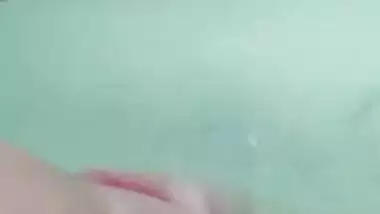 Big ass aunty slapping booty during live call