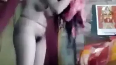 Indian village after bath nudes