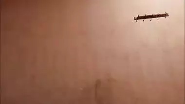 Tamil wife bathing caught on camera in hotel room