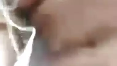 Lonely wife in relationship with lover goes nude