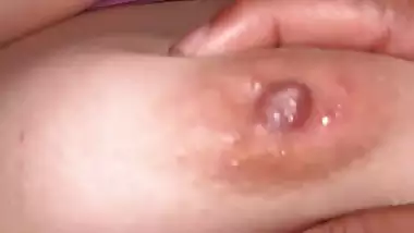 Sleeping girlfriend boob press by horny boyfriend