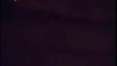 Young gal in red lingerie teases her XXX Desi pussy for the camera