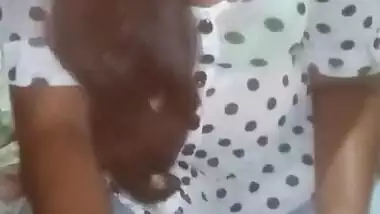 Desi aunty smocking in the room