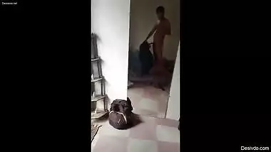 Hot desi lover giving blowjob.