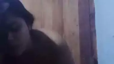 Horny Bangla girl strips and fingers her pussy in nude MMS