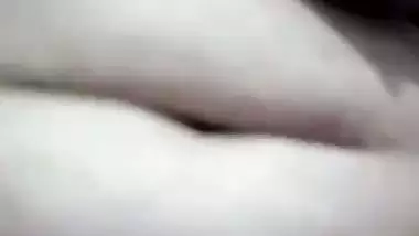 Busty milf strips and shows her hairy pussy in xxx MMS