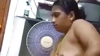 Telugu wife strips nighty and gives blowjob to husband